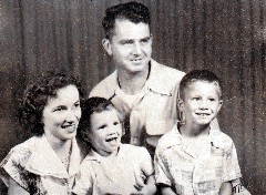 Julia (Judy) Kish, David, Bruce, Daniel (Dan) Dorrough